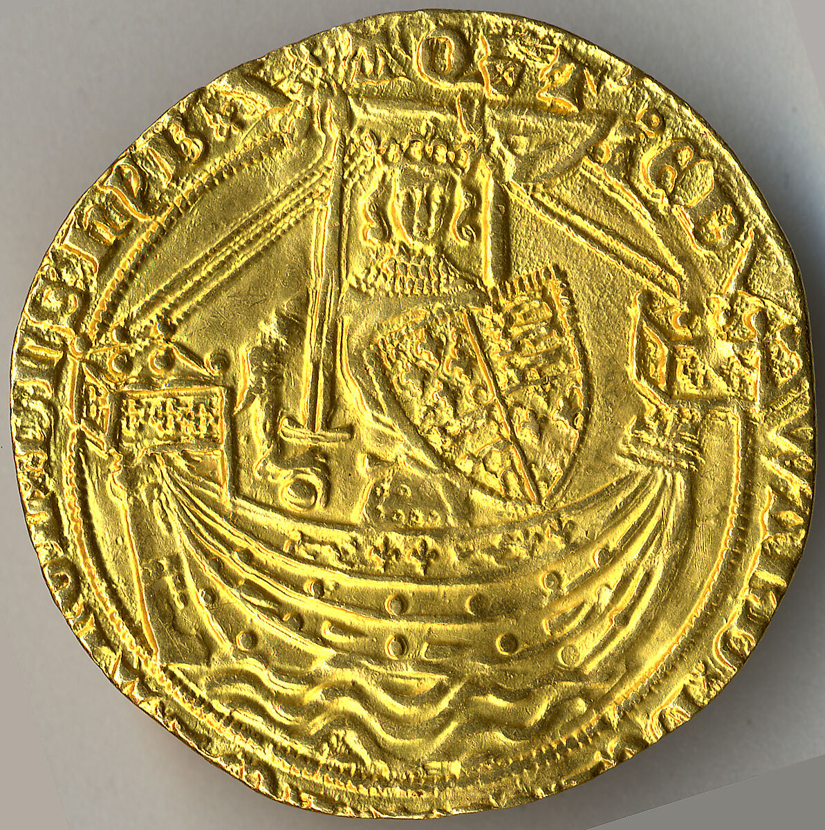 Noble of Edward III (r. 1327–77), Gold, British 
