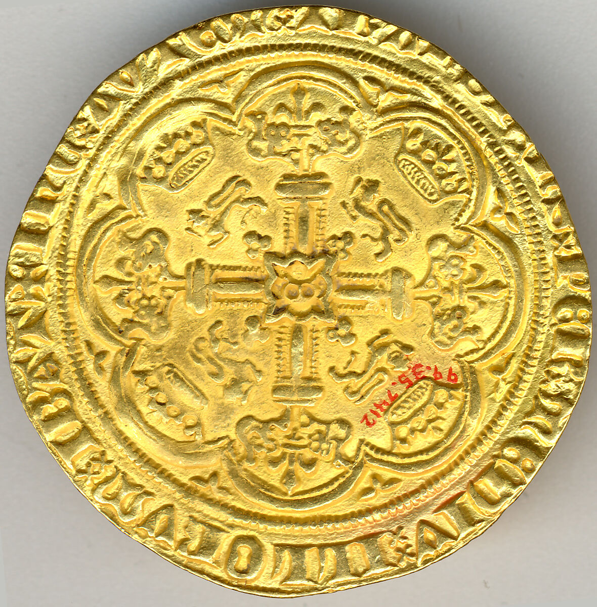 Noble of Edward III (r. 1327–77), Gold, British