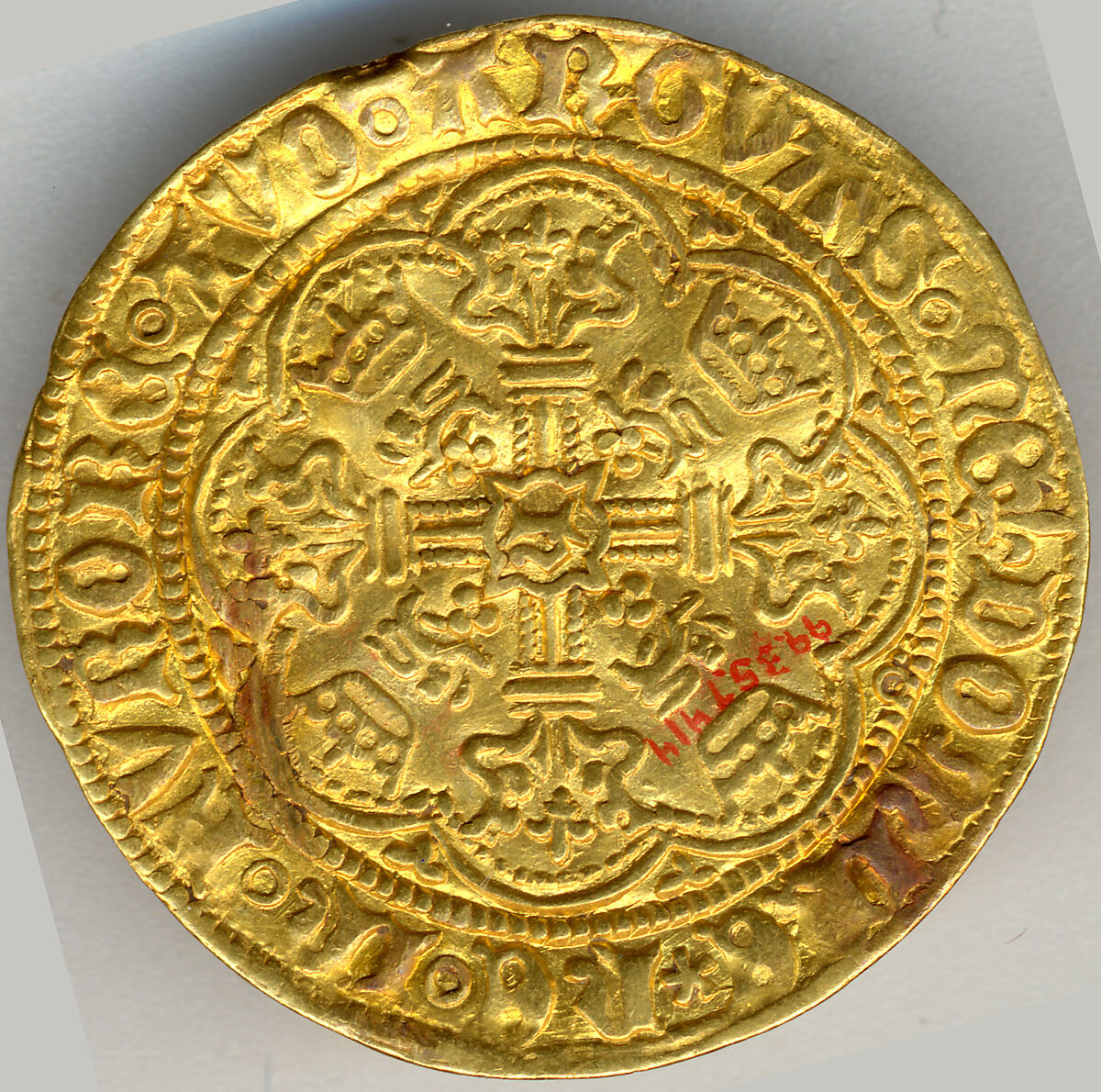 Quarter Noble of Edward III (r. 1327–77), Gold, British