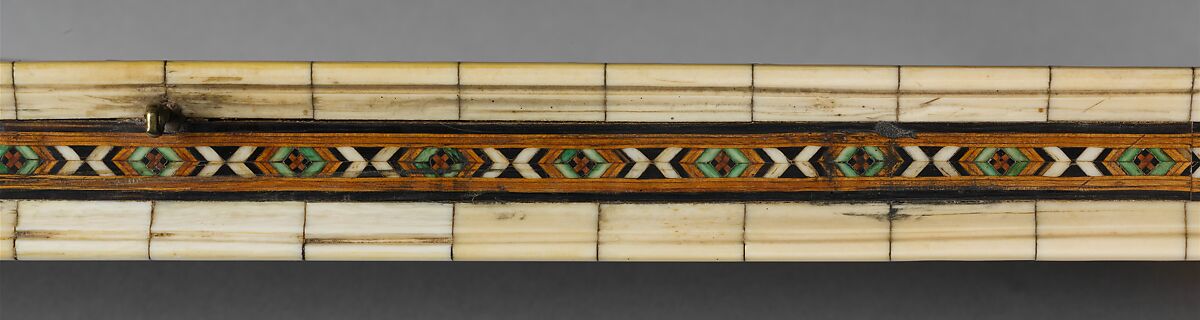 Game Board, Bone, wood, horn, stain and gilding over wood core with metal mounts, Italian