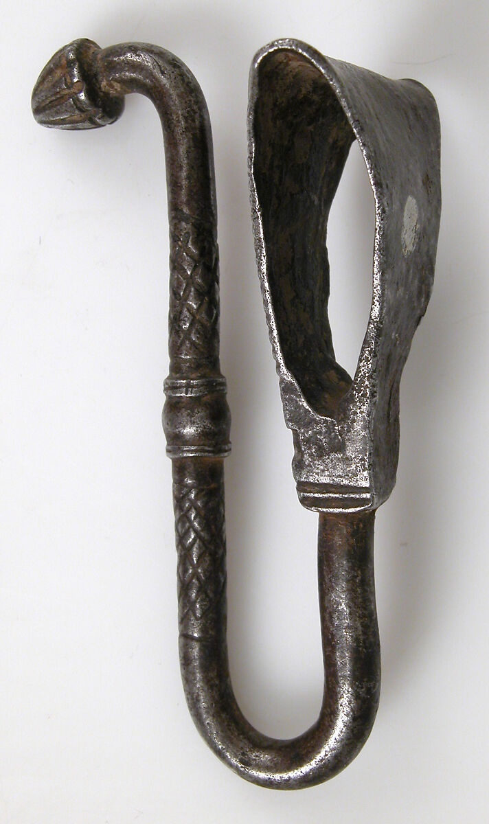 Belt Hook, Wrought Iron, French