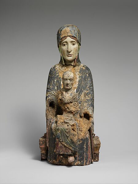 Virgin and Child, Wood, polychromy, French 