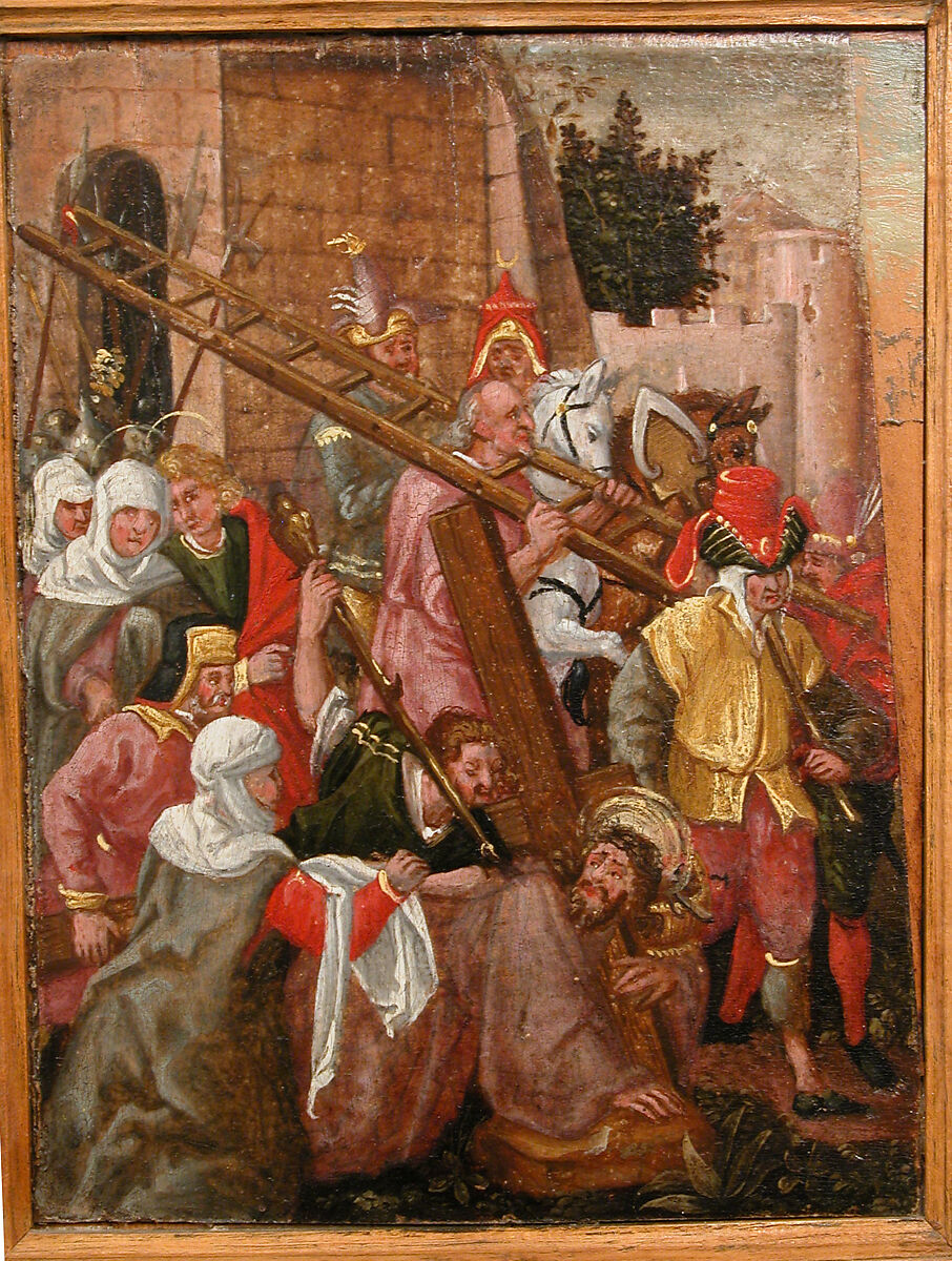 Adoration of the Magi Triptych Panel, relief: wood, polychromed and gilt, wings: tempera on panels, German