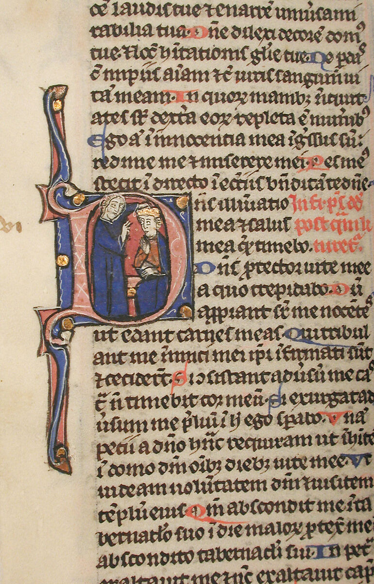 Bible, Tempera and gold on parchment; leather binding, French