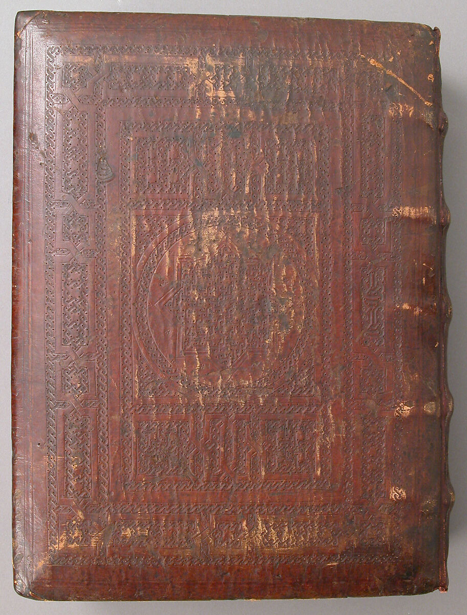 Spanish Translation of Saint Augustine's "City of God", Cano de Aranda (Spanish, active Toledo), Tempera and gold on parchment, tooled leather binding, Spanish
