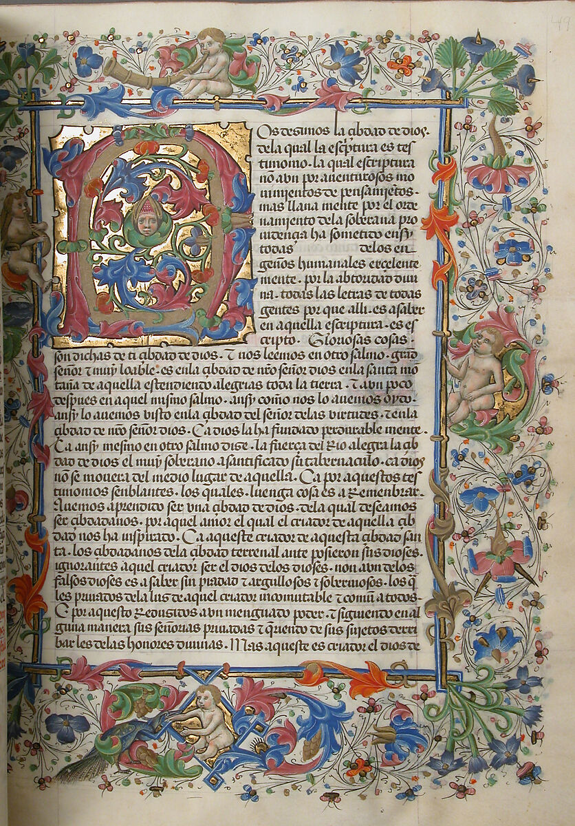 Spanish Translation of Saint Augustine's "City of God", Cano de Aranda (Spanish, active Toledo), Tempera and gold on parchment, tooled leather binding, Spanish