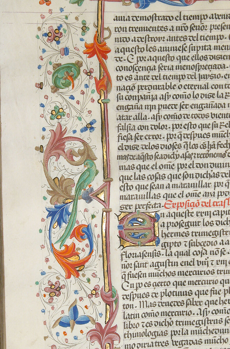 Spanish Translation of Saint Augustine's "City of God", Cano de Aranda (Spanish, active Toledo), Tempera and gold on parchment, tooled leather binding, Spanish