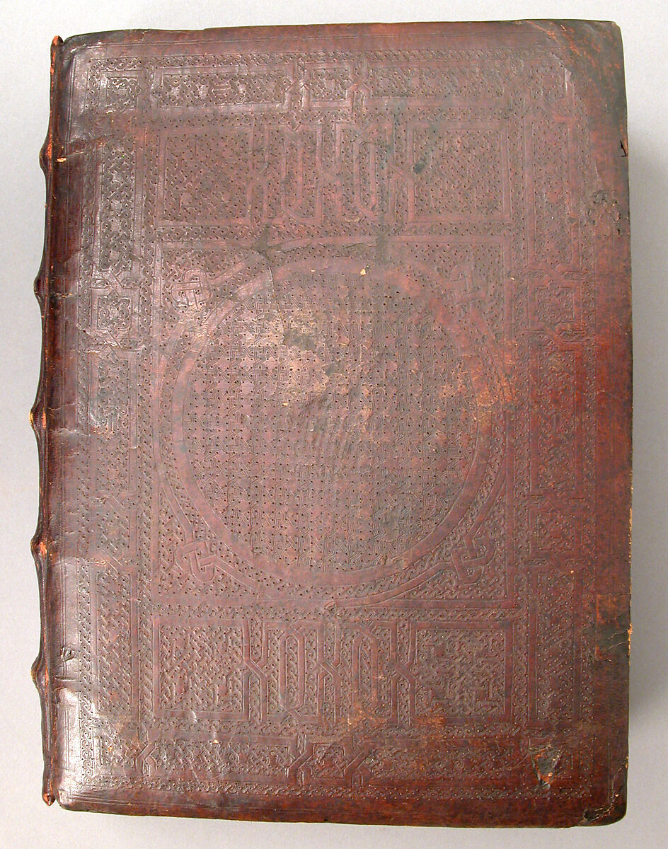 Spanish Translation of Saint Augustine's "City of God", Cano de Aranda (Spanish, active Toledo), Tempera and gold on parchment, tooled leather binding, Spanish