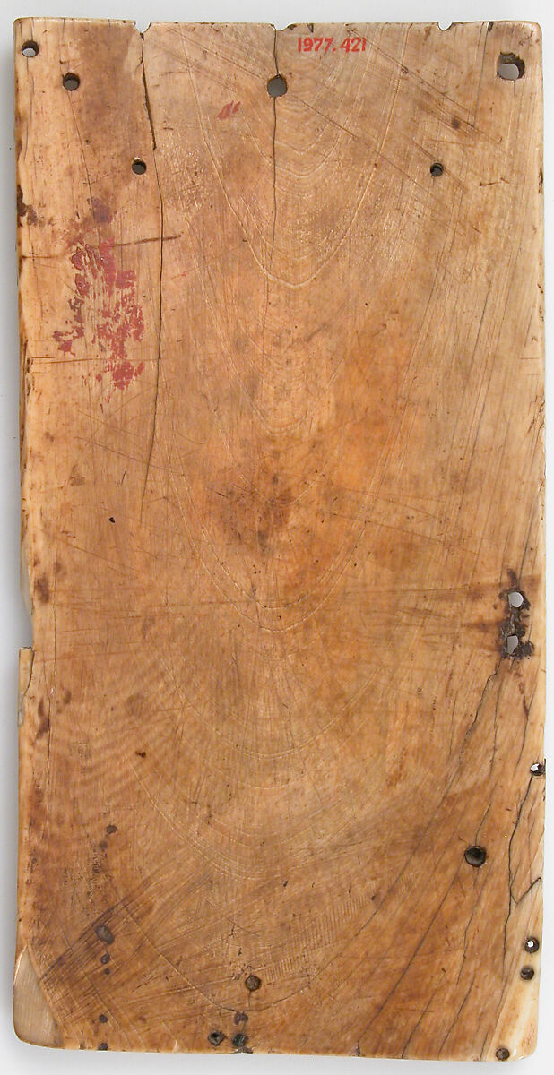 Plaque with Saint John the Evangelist, Elephant ivory, Carolingian