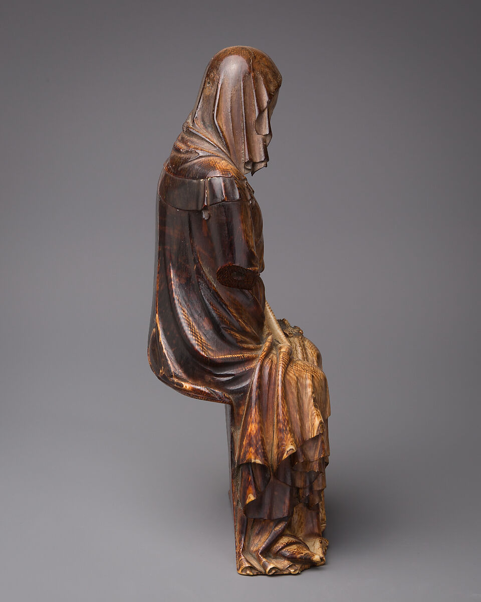 Enthroned Virgin and Child, Elephant ivory, French