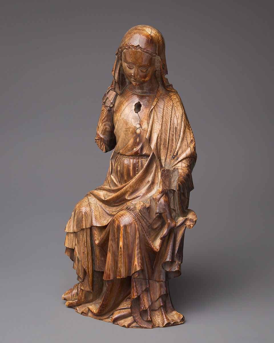 Enthroned Virgin and Child, Elephant ivory, French