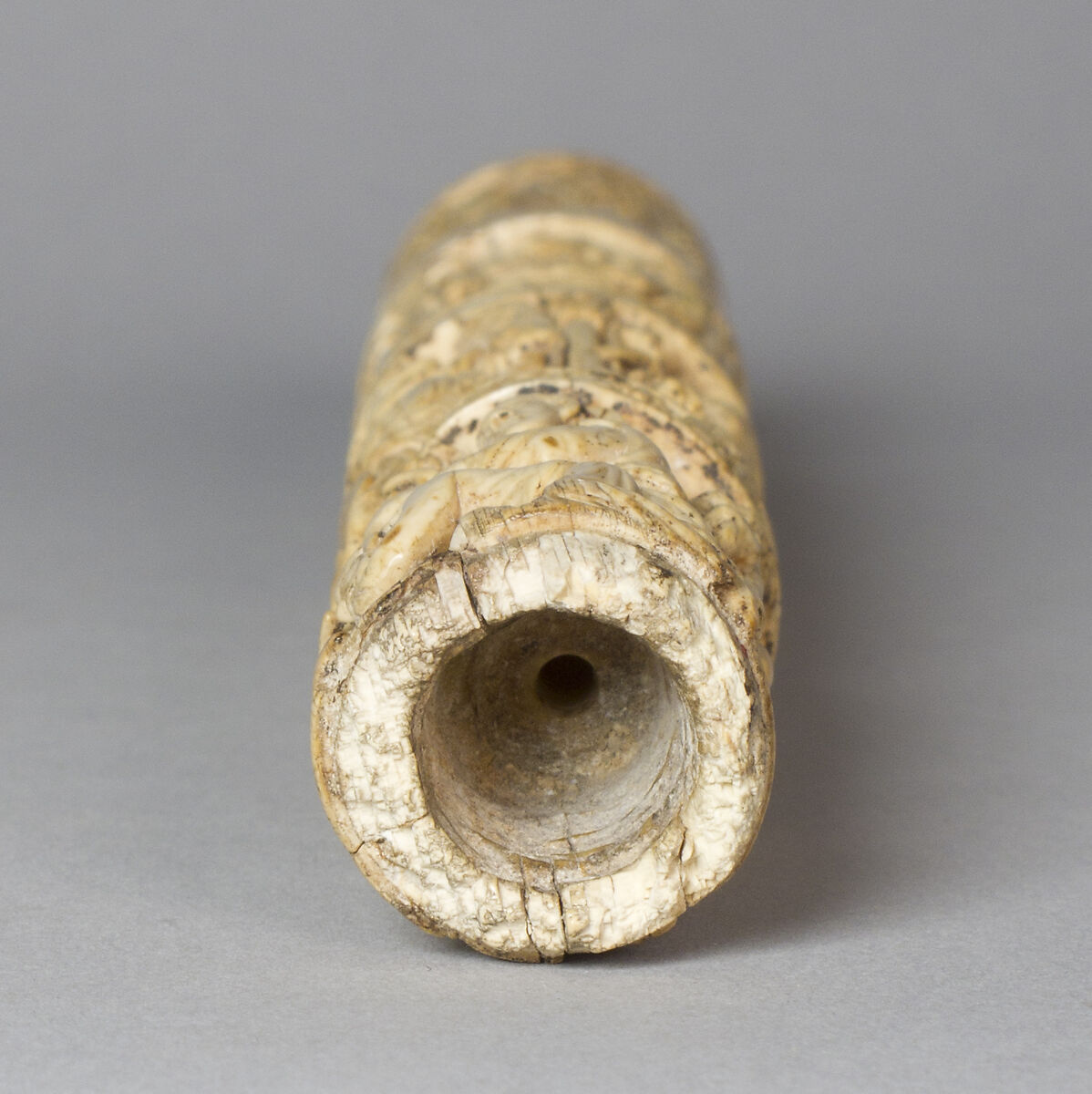 Segment of a Crozier Shaft, Elephant ivory, North Spanish