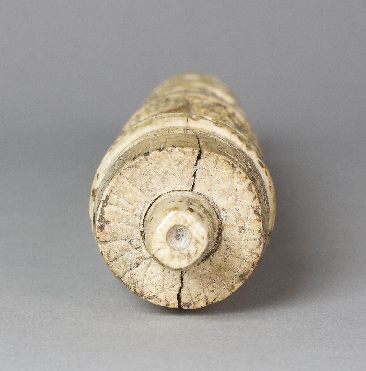 Segment of a Crozier Shaft, Elephant ivory, North Spanish