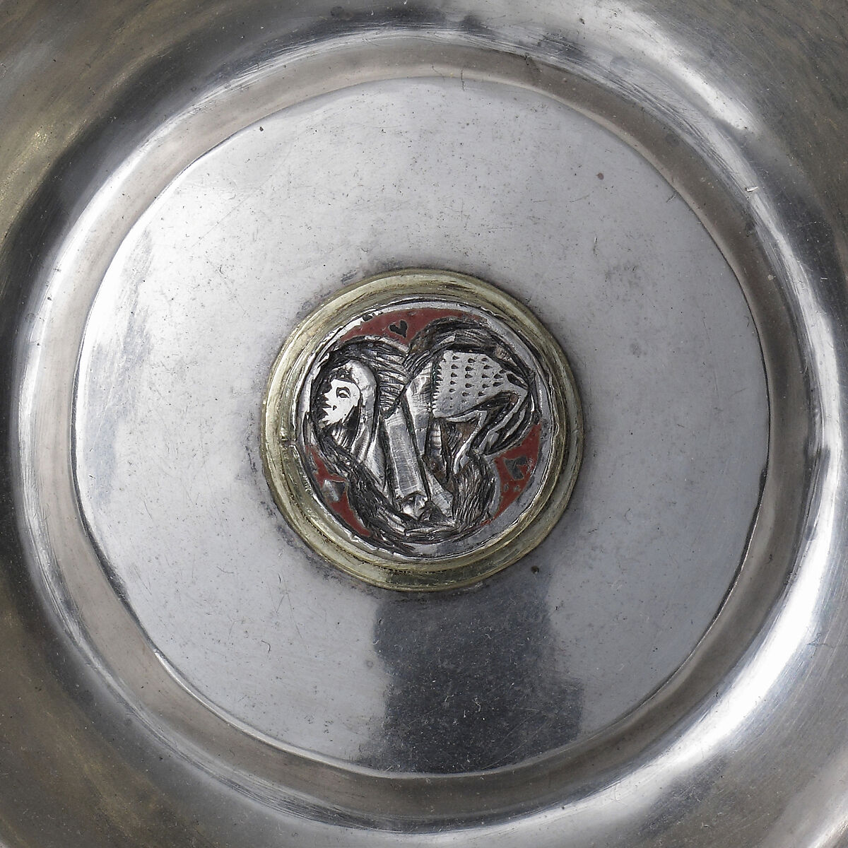 Drinking Vessel (Hanap; one of a pair), Silver, silver gilt, translucent and opaque enamels, French