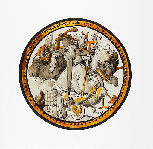 Roundel with the Temptation of Saint Anthony