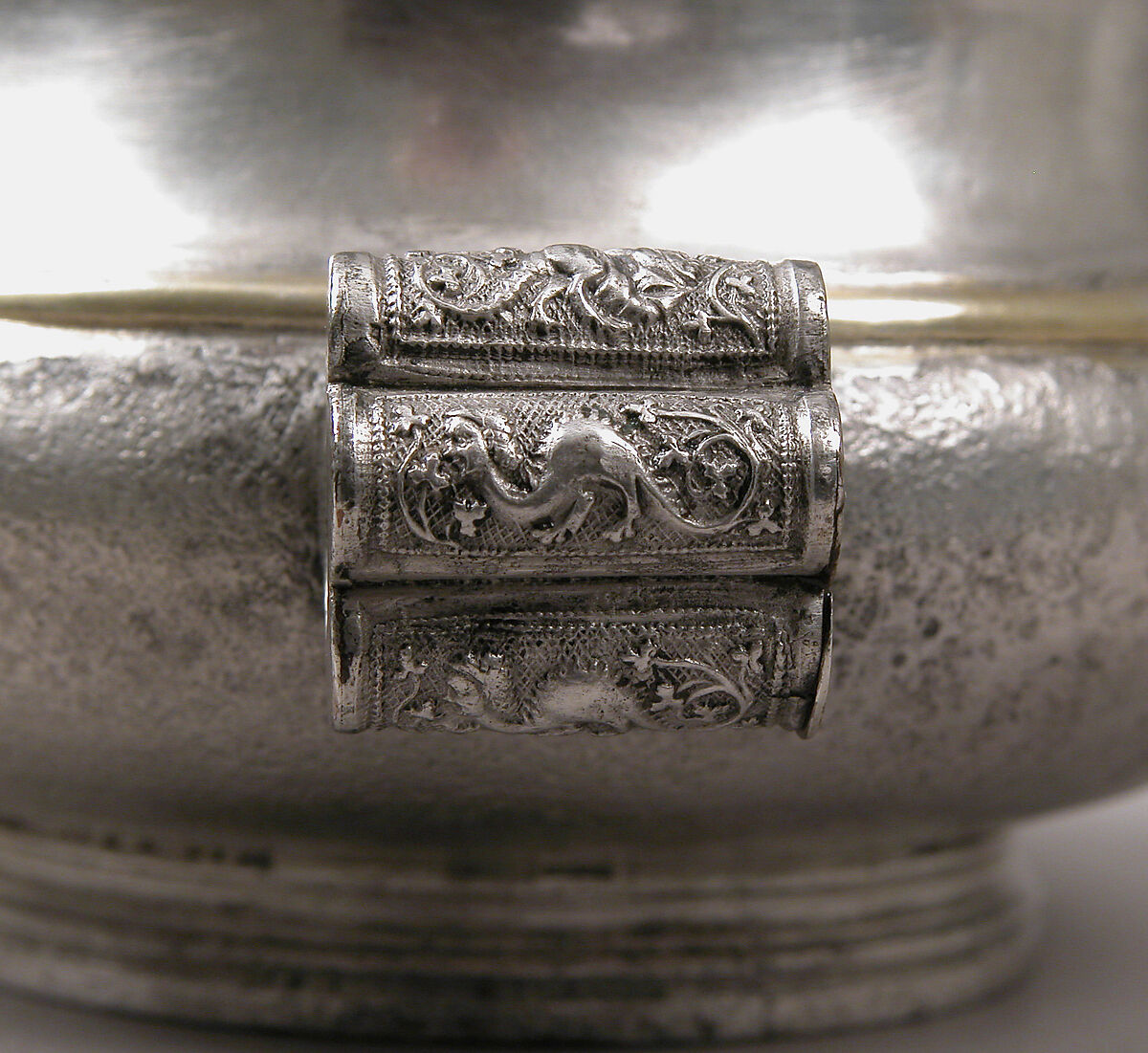 Double Cup, Silver, gilded silver, and enamel, German or Bohemian