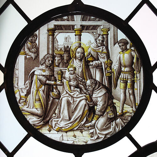 Roundel with the Adoration of the Magi