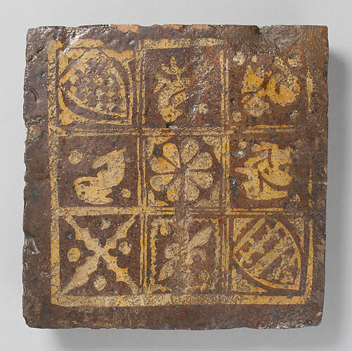 Two-Colored Heraldic Tile