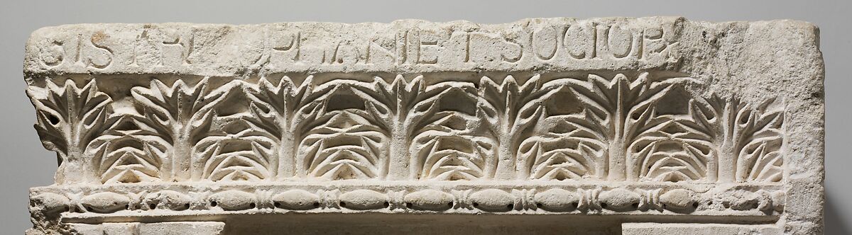 Relief from a Pulpit with the Symbol of Saint Luke, Master Christophanus or Stephanus (Italian, active late 12th century)  , and his Workshop, Limestone with lead, Italian