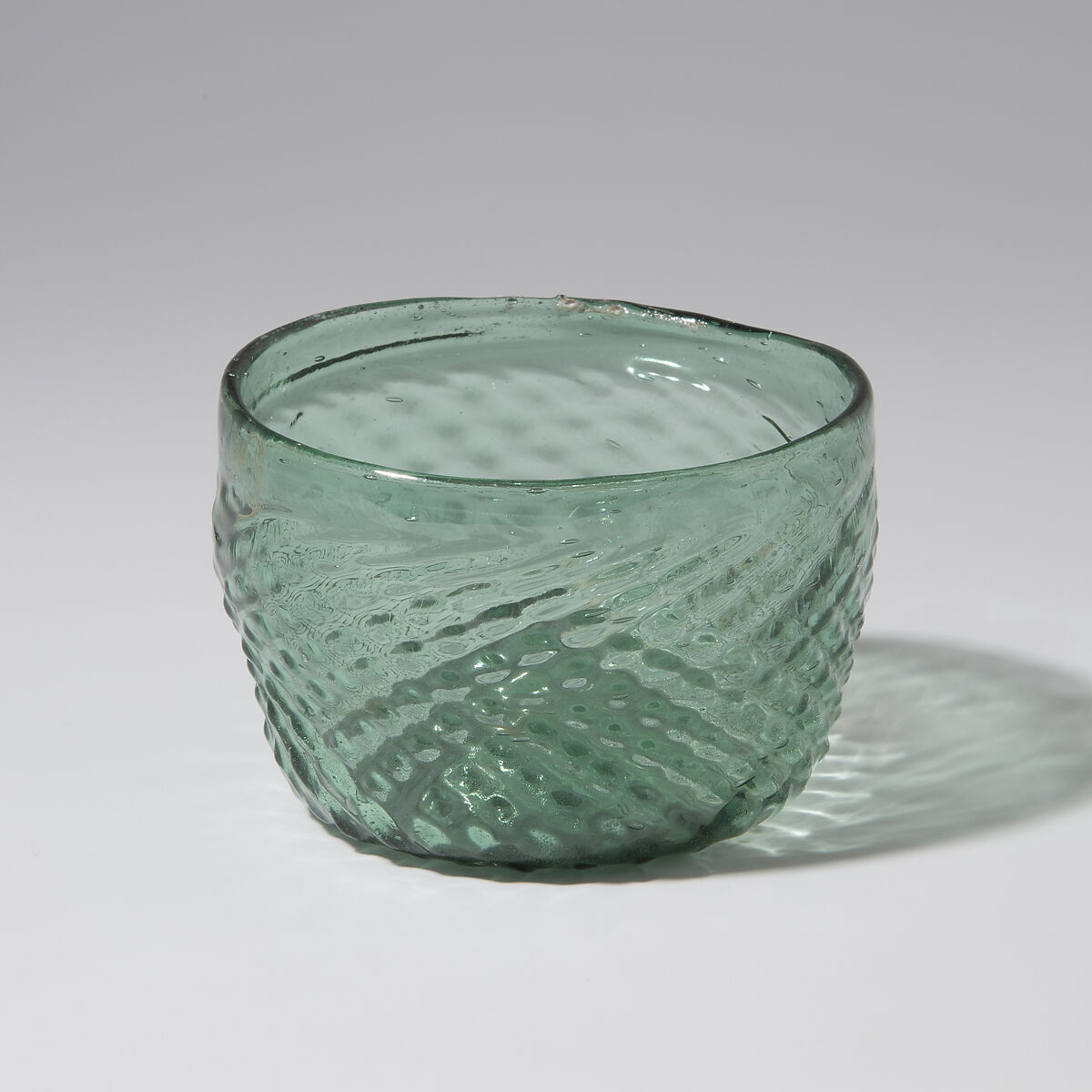 Beaker (Maigelein), Mold-blown glass, German 