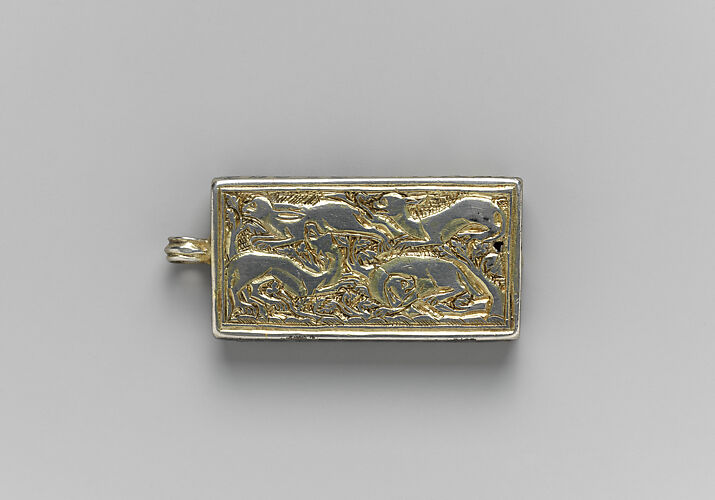 Reliquary Pendant with Hounds Coursing a Hare