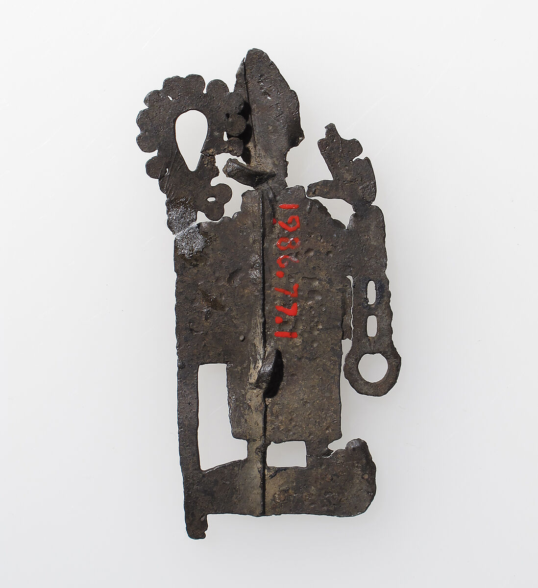 Pilgrim's Badge with Saint Leonard, Lead and tin alloy, British or French