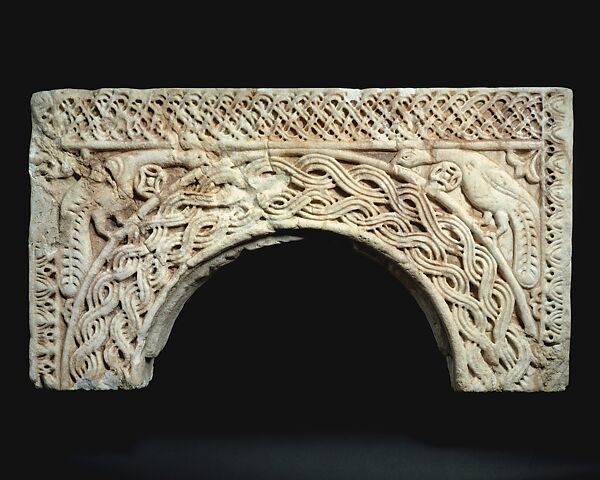 Arcuated Lintel, Giovanni Rizzardi (before 1937), Marble (Thasian marble), Italian 