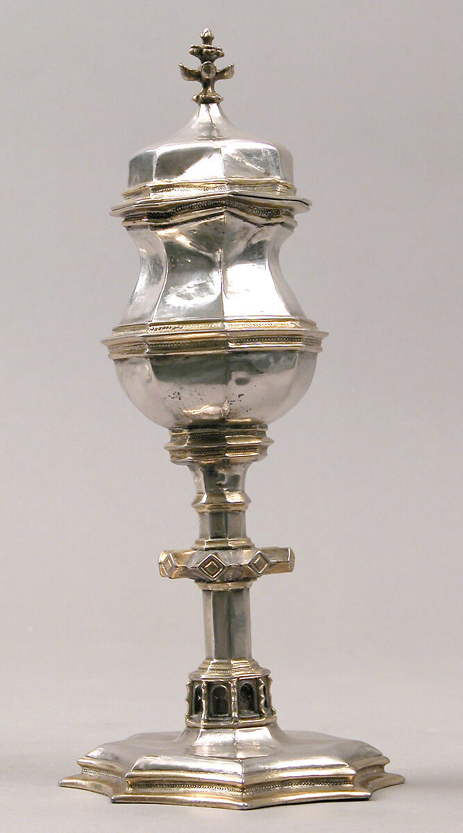 Altar Cruet, Silver and silver gilt, Central European