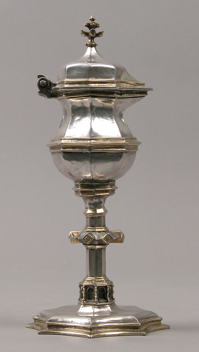 Altar Cruet, Silver and silver gilt, Central European