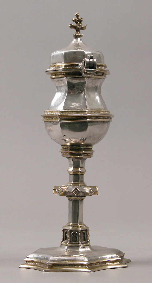 Altar Cruet, Silver and silver gilt, Central European