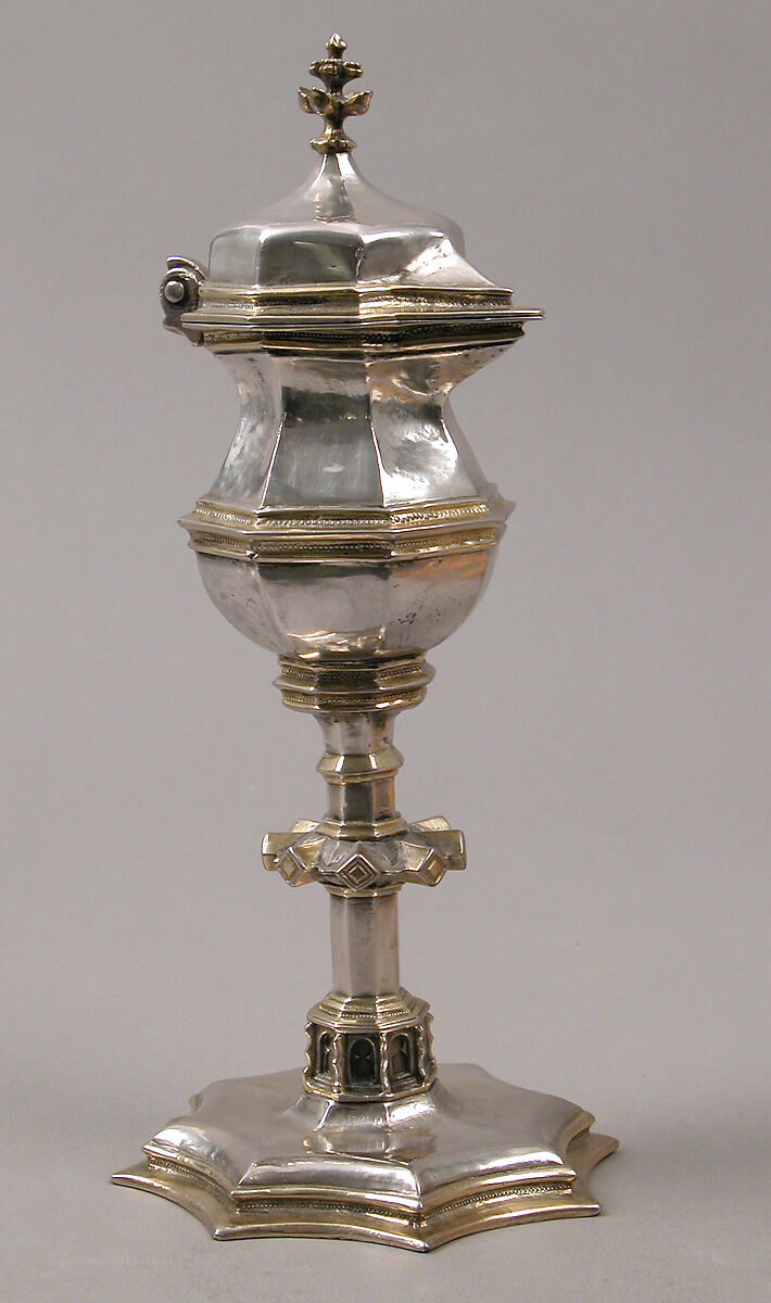 Altar Cruet, Silver and silver gilt, Central European