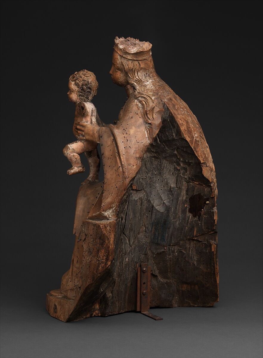 Virgin and Child, Master of Rabenden (German, active ca. 1500–1530), Limewood with traces of polychromy, German
