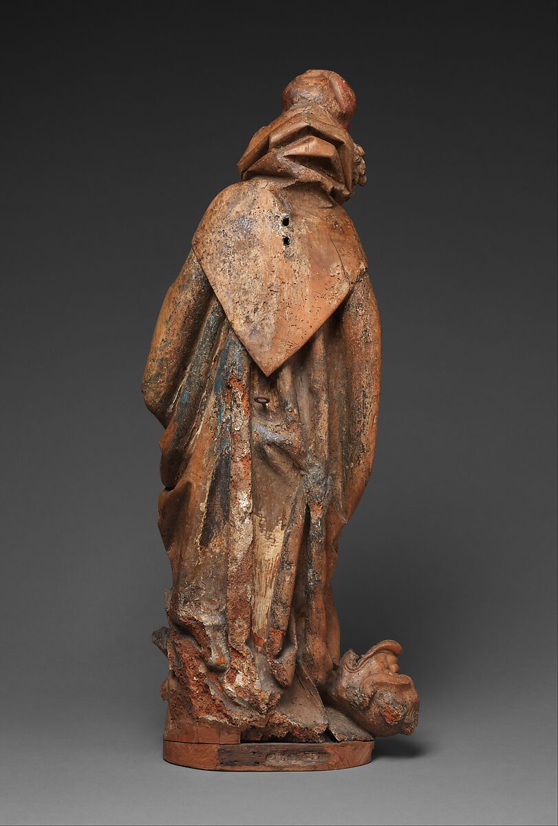 Saint Anthony Abbot, Attributed to Nikolaus von Hagenau (German, ca. 1445–died before 1538), Walnut, German