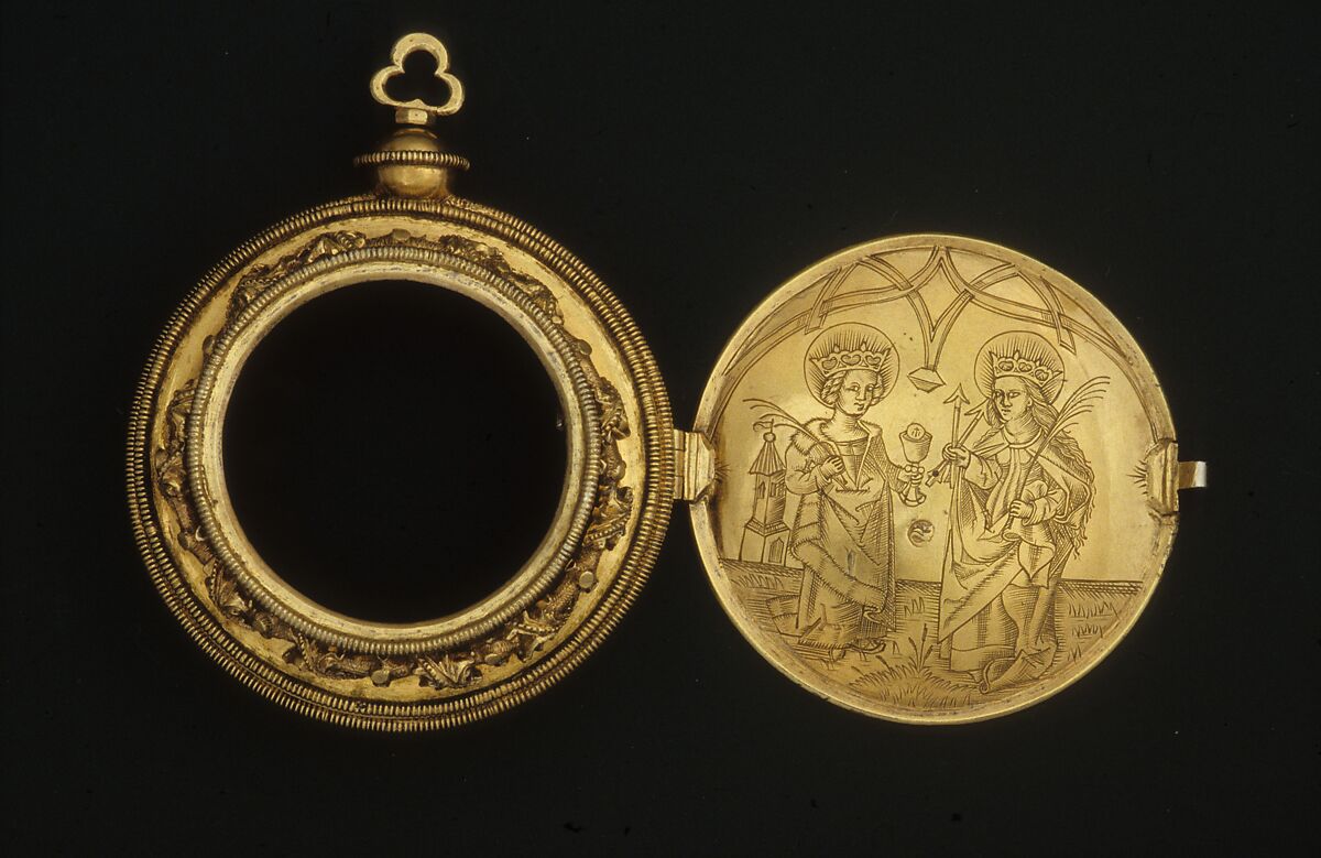 Osculatory, Silver, silver gilt, and mother-of-pearl, Austrian