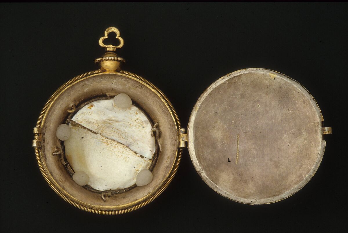 Osculatory, Silver, silver gilt, and mother-of-pearl, Austrian