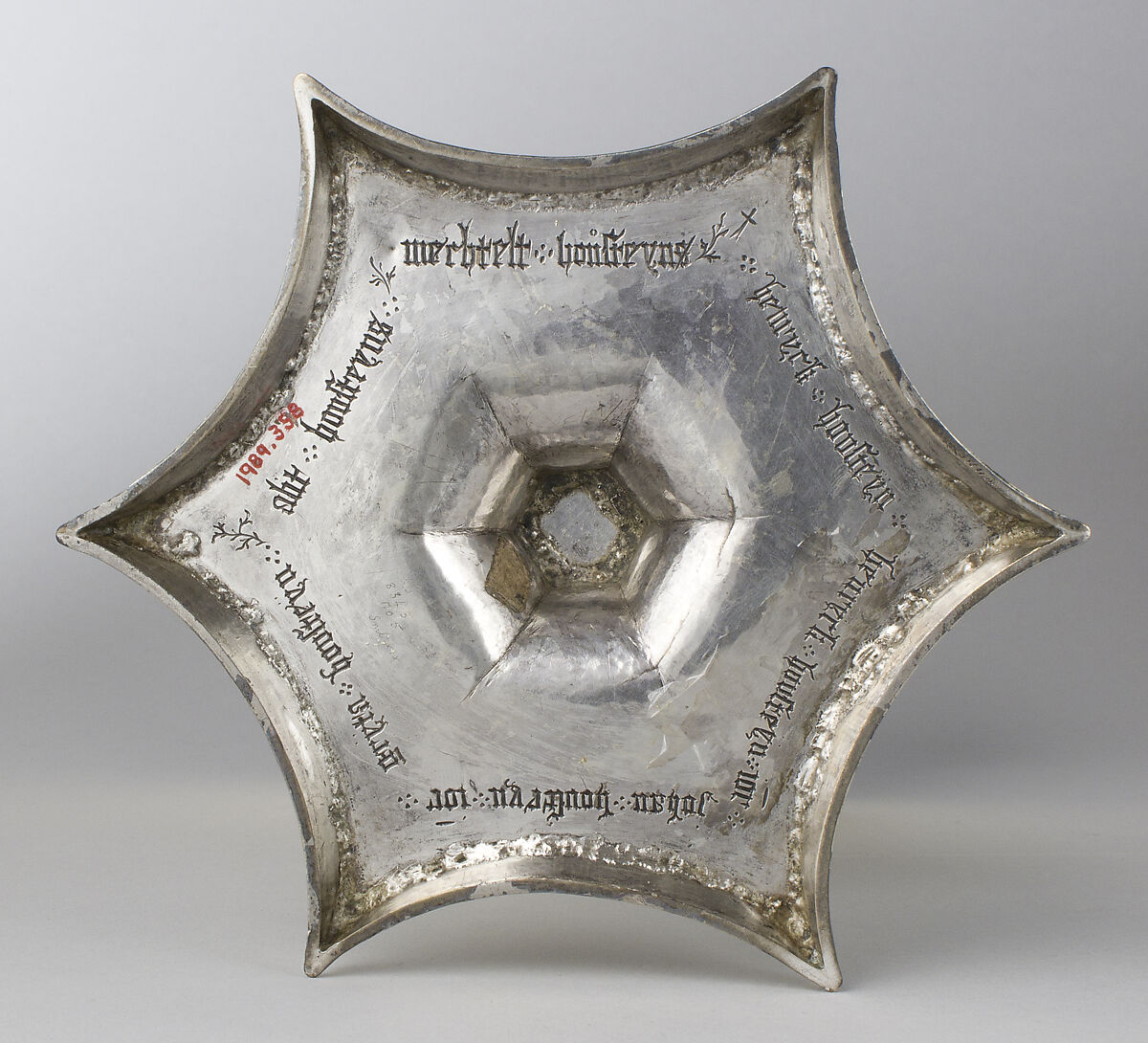 Chalice with the Arms of Housteyn, Silver, parcel gilt with traces of enamel, South Netherlandish