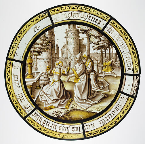 Roundel with Susannah and The Elders