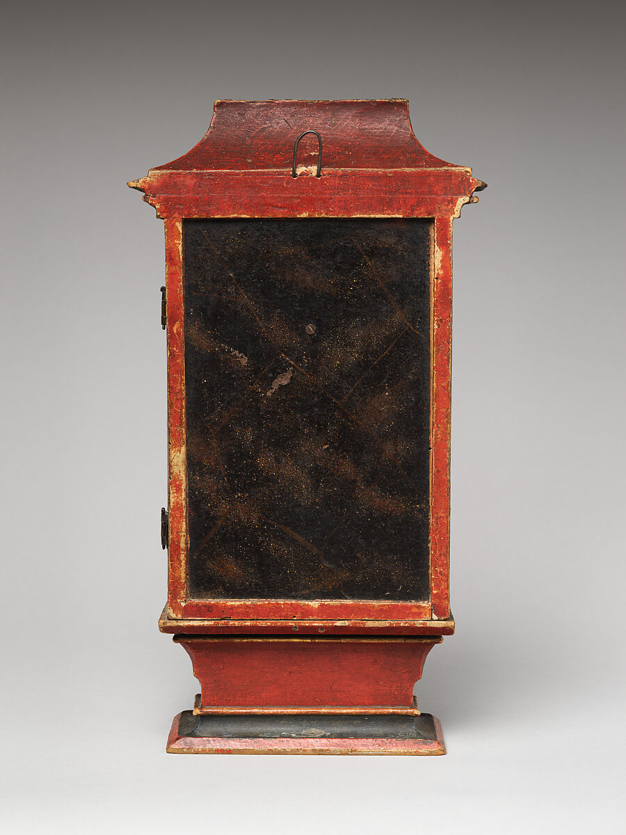 House Altarpiece, Oil and gold on wood; metal fixtures, German