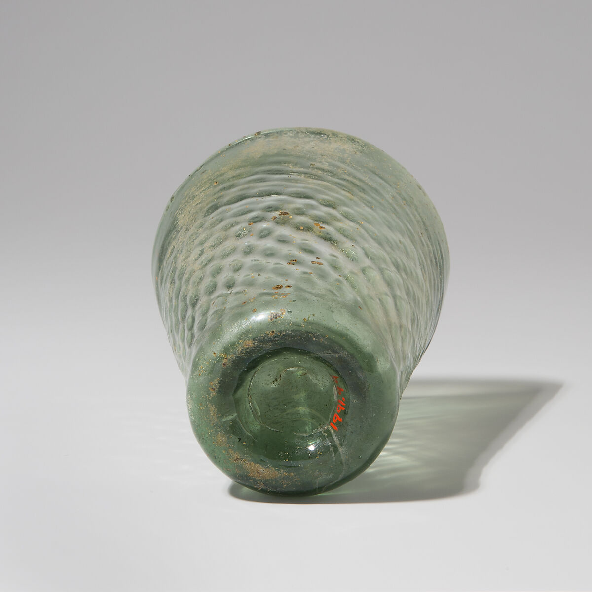 Conical Beaker, Mold-blown glass, German