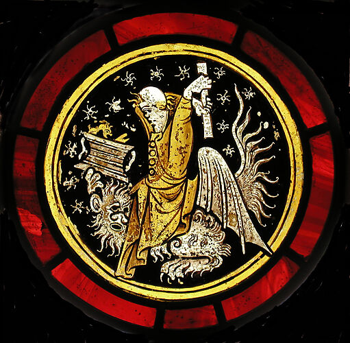 Roundel with Grotesque