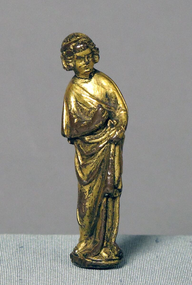 Angel, Copper Alloy with mercury gilding, Northeast French 