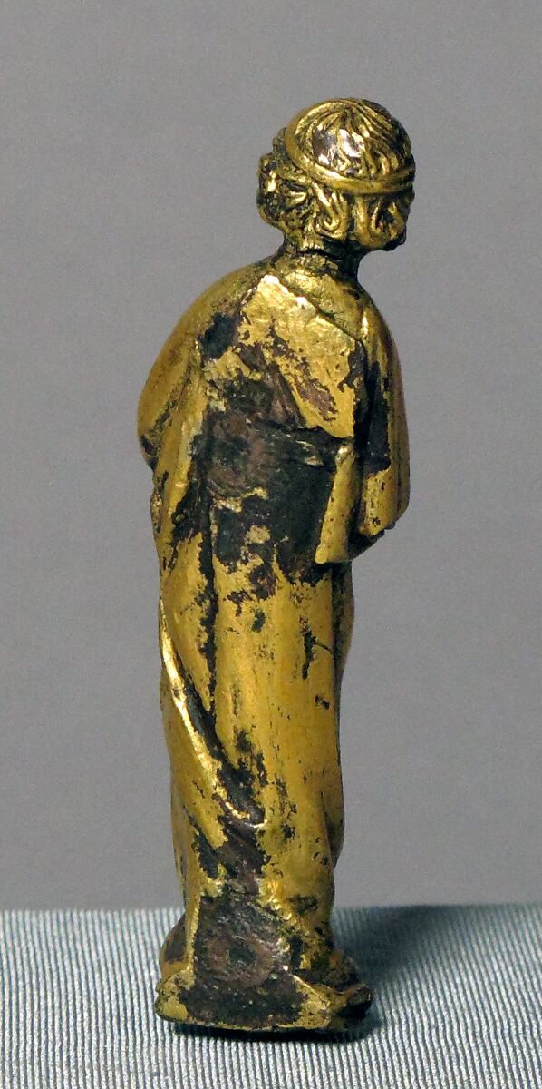 Angel, Copper Alloy with mercury gilding, Northeast French