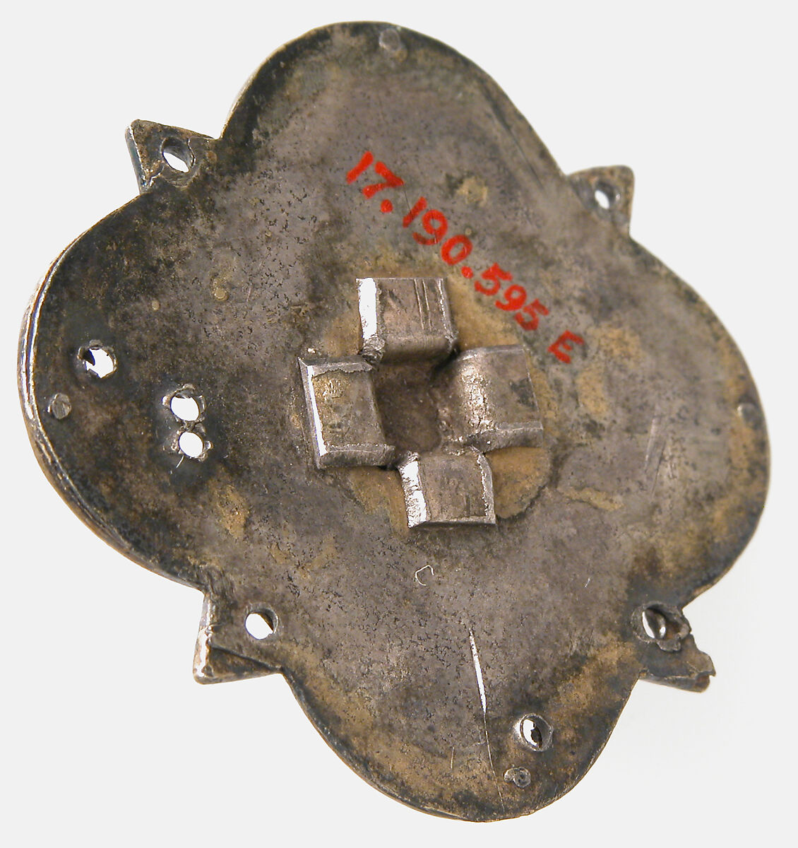 Five Jewels, Silver partial-gilt, jewels, French