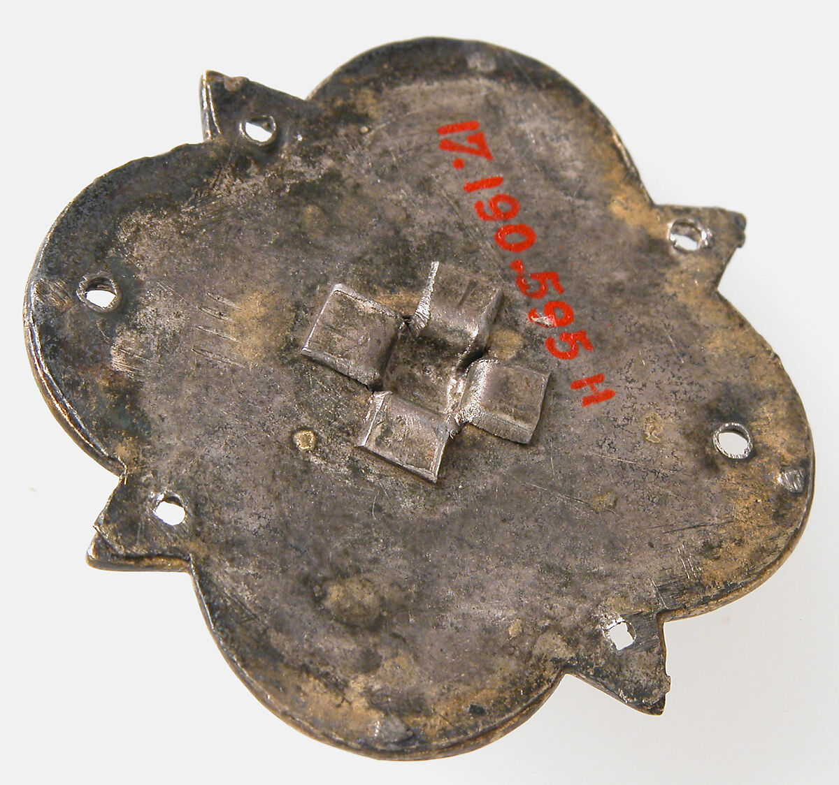 Five Jewels, Silver partial-gilt, jewels, French