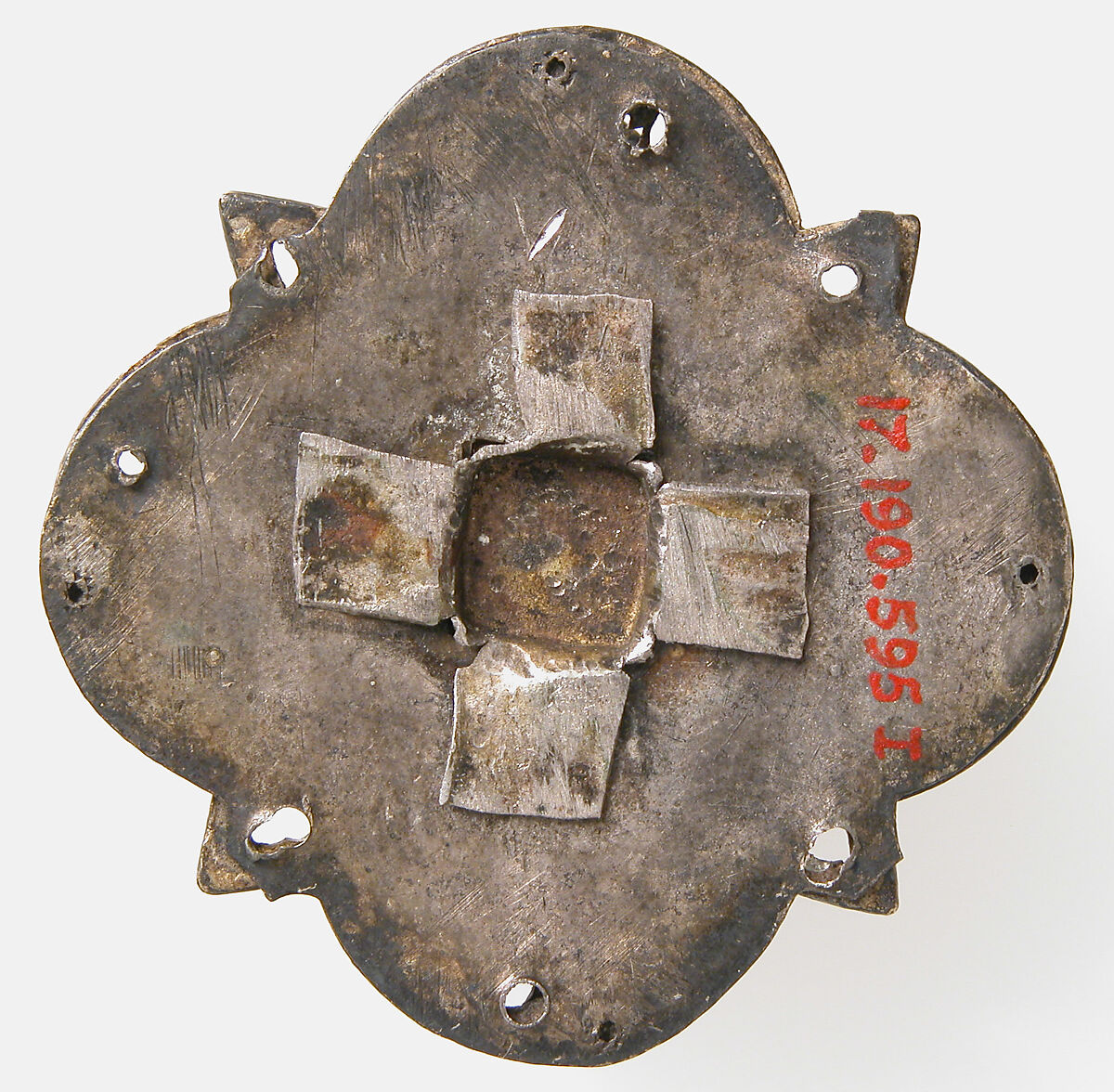 Five Jewels, Silver partial-gilt, jewels, French