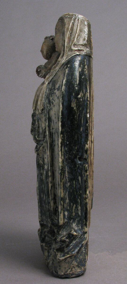 Virgin and Child, Alabaster with polychromy, South Netherlandish