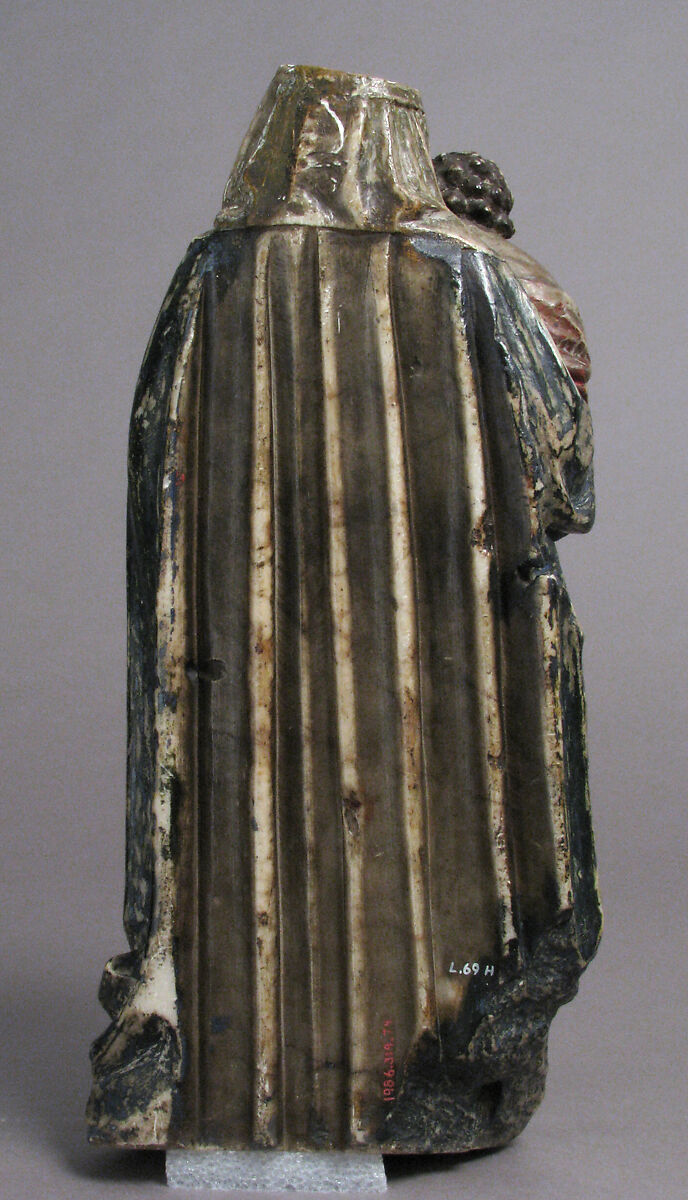 Virgin and Child, Alabaster with polychromy, South Netherlandish