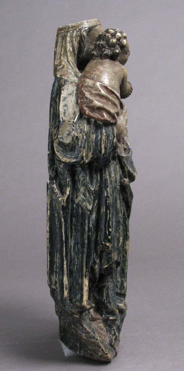 Virgin and Child, Alabaster with polychromy, South Netherlandish