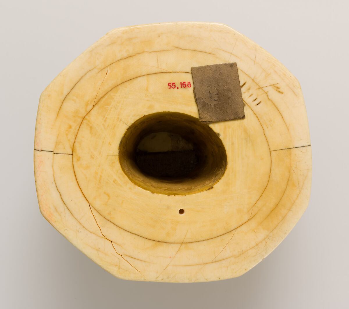 Base for a Statuette, Elephant ivory, North French or South Netherlandish