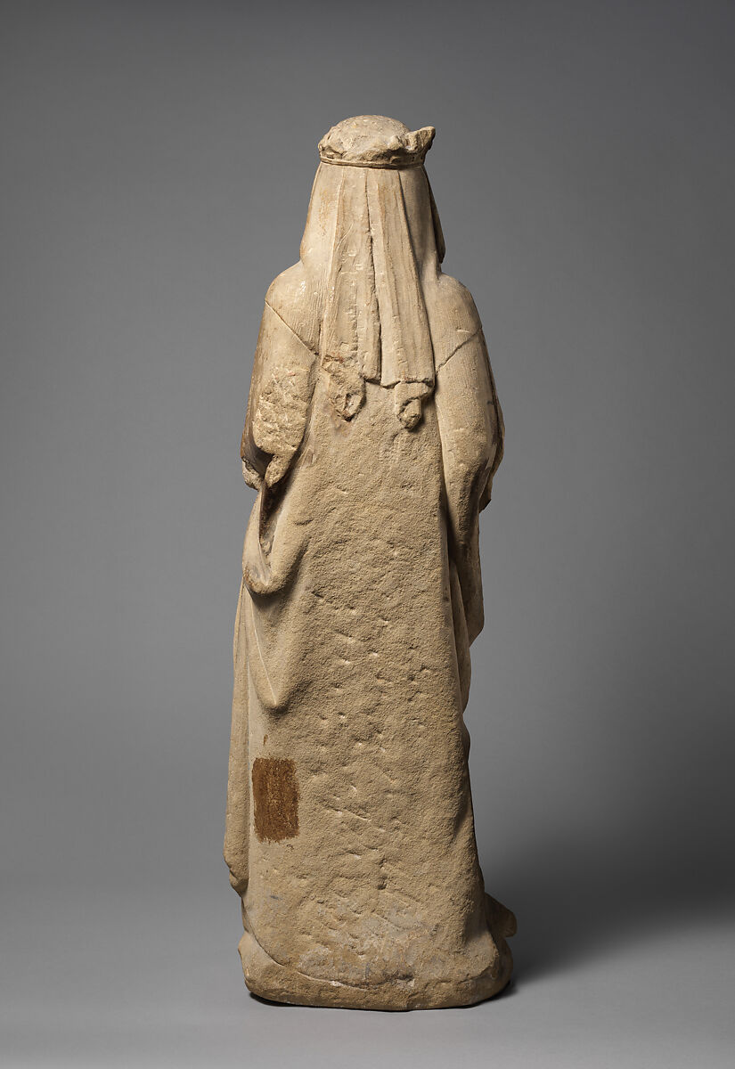 Saint Margaret of Antioch, Limestone, paint, gilt, Spanish